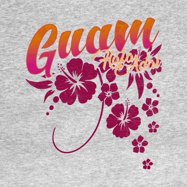 Guam USA Hafa Adai Flowers by THE LOCAL FABRIC